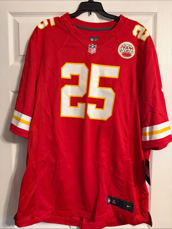Nike Other - Nike Kansas City Chiefs Red NFL Player Jersey Detail with Black Nike Tag